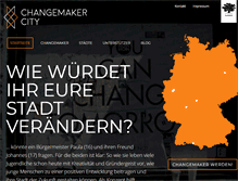 Tablet Screenshot of changemakercity.de